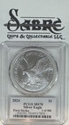2024 Silver Eagle First Strike 1 Of 500 Pcgs Ms70 Thomas  Cleveland Eagle  e55b2