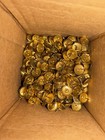 Lot Of 50  13 16    Brass Upholstery Tacks Clavos Decorative Vintage Nos Hardware