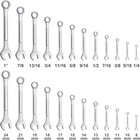 24-piece All-purpose Master Combination Wrench Set With Roll-up Pouch   Sae 1 4   