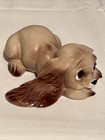 Vtg Freeman Mcfarlin Cocker Spaniel Ceramic Mcm Puppy Dog Figurine- Big Eyes