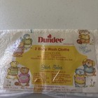 Vintage New In Package Shirt Tales 2 Baby Wash Cloths 9    X 9    Made In Usa