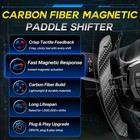 Real Carbon Fiber Magnetic Paddle Shifters For F10 F30 F80 F82 335i 435i M3 M4