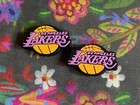 2 Piece Los Angeles Basketball Team Silicone Focal Beads Diy Jewelry Pens Sport