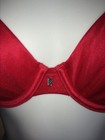 Victorias Secret Fabulous Red Unlined Semi Demi Bra 32c Nwt 1 2 Price 