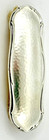 Antique European German Hand Clothes Brush Silver 835 Hammered Finish Marked