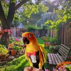 Bird Diapers Bird Harness Tuxedo Flight Suits With 80in Flying Leash Parrot N   