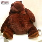 Giant Brown Bear Plush Toy Stuffed Animal Pillow Cushion Kids Birthday Gift