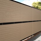 50ft Privacy Fence Screen Windscreen Garden Yard Mesh Shade Green Brown Black