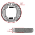 Front And Rear Brake Shoes For Yamaha Ttr110e Tt-r110e 2008 2009 2010 2011-2024