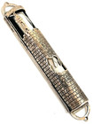 Hebrew Jewish Sterling 925 Mezuzah                     W Klaf Shin Judaism Judaica Israel