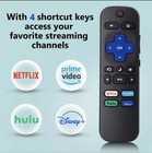 New 2pack Remote Control Replacement For All Roku Tv Tcl hisense onn Roku