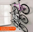 Bike Pedal Hanger Wall Mount heavy Duty Horizontal Bike Rack For Garage Wall