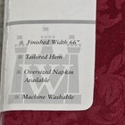 Nos W-c Designs Regent Manor Damask Tablecloth 90  Round Factory Sealed Cinnabar
