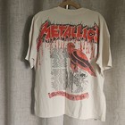  227 Nwot Metallica Summer Tour 1994 Off-white T-shirt Size M-l