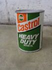 Original Full Castrol Heavy Duty Quart Oil Can Sae 40 Gas Station Pump