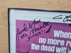 Dawn Of The Dead Cast Signed Movie Poster W  23 Signatures Framed 11  X 17 