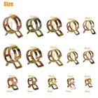 115x Hose Spring Clamps 6-22mm Fastener Fuel Water Line Pipe Air Tube Clips Set