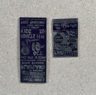 1950s Joie Chitwood Thrill Show Newspaper Printing Press Block  Stamp Plate Set