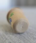 Wood Hand Painted 1 1 8  H Bluebonnets Of Texas State Flower Souvenir Thimble