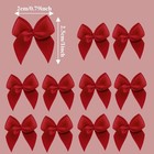 100 Pcs 2 5cm Mixed Color Mini Satin Ribbon Bows Flowers Appliques For Diy