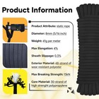 8mm Static Climbing Rope  Heavy Duty Outdoor Rock Climbing Rope For Arborist Tre