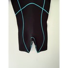 Neosport Neo Gear Wetsuit Xl Black Turquoise Shorty Spring Suit Neoprene
