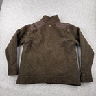 Harkila Jacket Mens L Brown The Viken Sweater Wool Hunting Gore Windstopper
