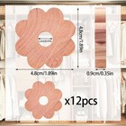 12 Pcs Cedar Blocks For Clothes Storage Flower Cedar Chips For Closets And Dr   