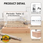 Periodic Table Real Elements Samples 83 Elements Wood Stand Gift