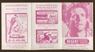 Regent Theater Handbill Flyer Advertisement  Vintage 1963  Steve Reeves  Sinatra