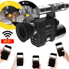 1x Wifi Ir Night Vision Monocular 850nm Hunting Rifle Scope Digital Camera Sight