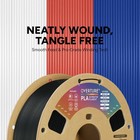 Overture Pla Filament 1 75mm  Neatly Wound 3d Printer 1kg  1kg Black 