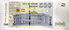 2018 Issue Tajikistan 500 Somoni Banknote Crisp Uncirculated