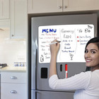 Magnetic Dry Erase Board Fridge White Board Sheet 20x13 Inch  Flexible Large Ref