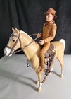 Louis Marx Toys Johnny West  Thunderbolt Palamino Horse  And Some Accessories