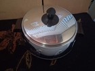 Vintage West Bend Penguin Hot And Cold Server Ice Bucket   Chrome Barware