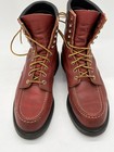 Vintage Red Wing Usa 404  Super Sole Leather Work Boots Men s Size 10 5 A Narrow