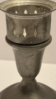 Vintage Towle Pewter Pair Taper Candle Holders Candlesticks 7667 Gothic Mcm Set