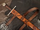 30 Hand Forged Medieval Sword High Carbon Steel European Knigt Replica W scabbar