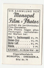 Martha Eggerth   Mickey Mouse Card 74  monopol Movie Pictures  Monopol Dresden