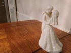 Vintage 7 1 2  Porcelain Wedding Couple First Dance Cake Topper