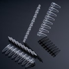 Biologix 0 2ml  8-strip Pcr Tubes With Caps  Clear Thin Wall Pcr Reaction Tube
