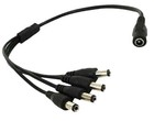 Dc 12v 2a Power Supply Adapter  4 Split Power Cable For Cctv Security Camera Dvr