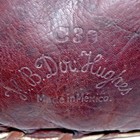 Very Rare H B Doc Hughes C30 Split Finger Double Tunnel Baseball Glove - Mexico