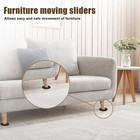 16pcs Furniture Sliders For Hardwood Floors   Carpet Heavy Duty Reusable Movers