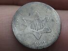 1852 Three 3 Cent Silver Trime- 3cs  Good Details