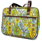 Kathy Van Zeeland Laptop Bag Groovy Retro Aesthetic Floral Flowers Rare Nwot     