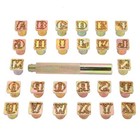 1 2  13mm Metal Leather Punch Letter Number Stamp Set Emboss Craft Hobby Tools