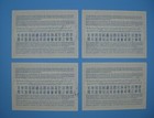 Reply Coupon-reponse International-universal Postal Union-israel - Lot Of 4