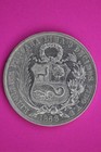 1868 Peru 1 Sol Silver Coin  900 Fine Guaranteed Authentic   Genuine 1687